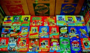 old baseball card boxes
