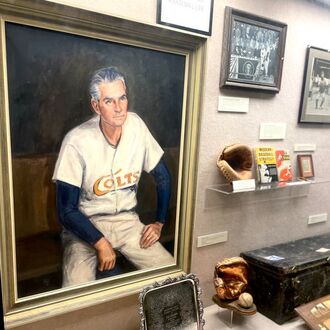 baseball player portrait