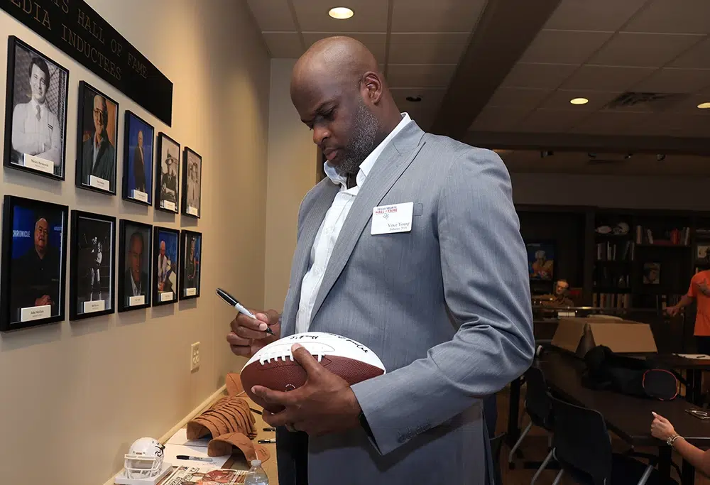 vince young ball signing