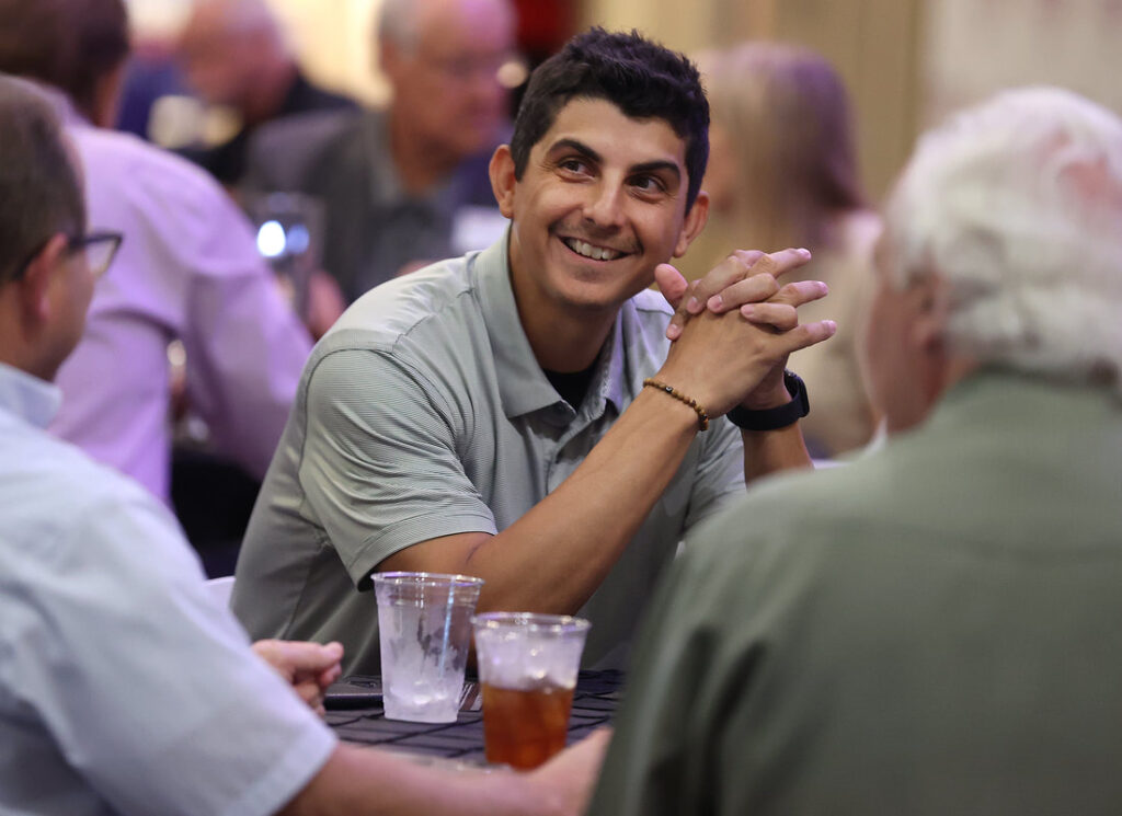 smiling man