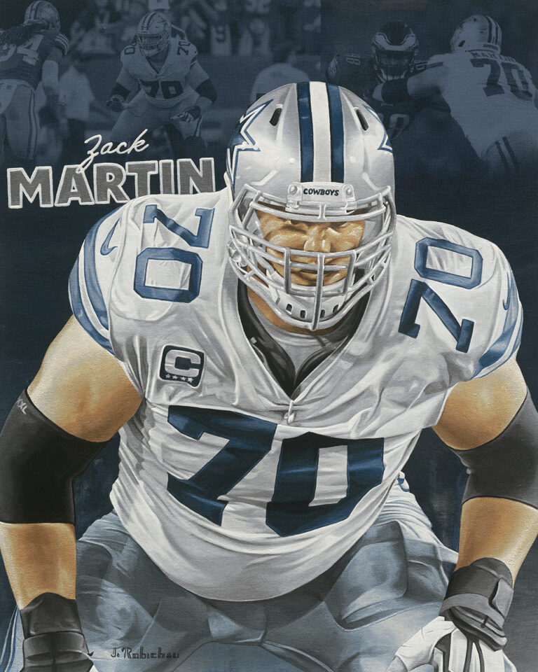Zack Martin painting